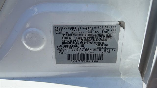 2016 NISSAN VERSA NOTE S/S PLUS/SV/SR/SL 3N1CE2CP3GL371866