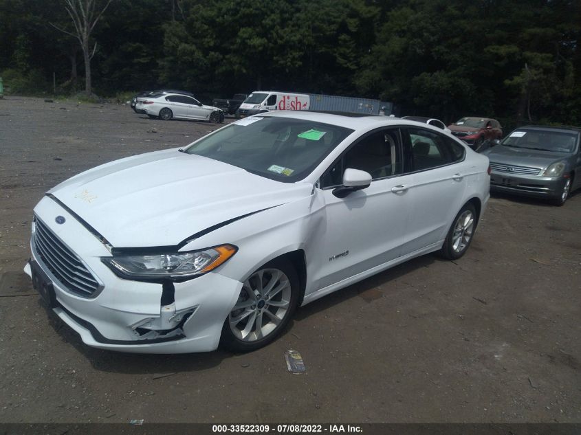 2019 FORD FUSION HYBRID SE 3FA6P0LU7KR125896