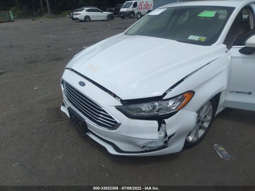 2019 FORD FUSION HYBRID SE 3FA6P0LU7KR125896