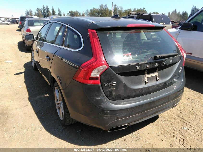 2015 VOLVO V60 T5 PREMIER PLUS YV1612SC9F1188816