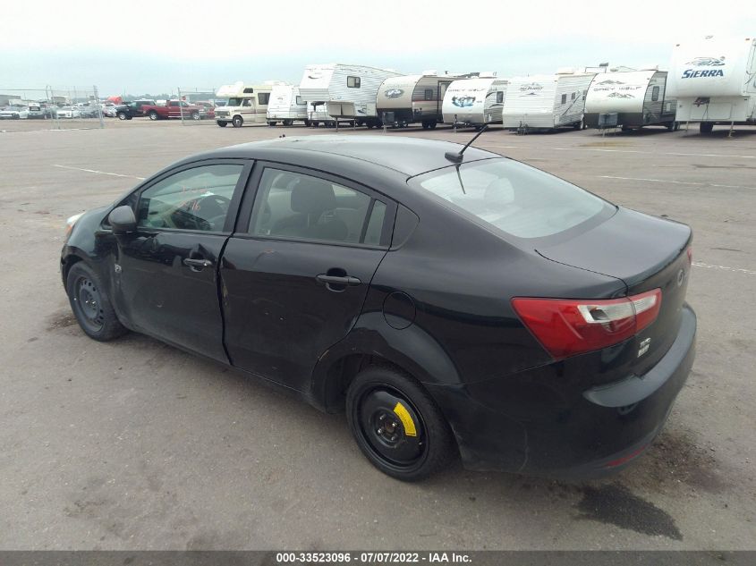 2013 KIA RIO LX KNADM4A36D6139006