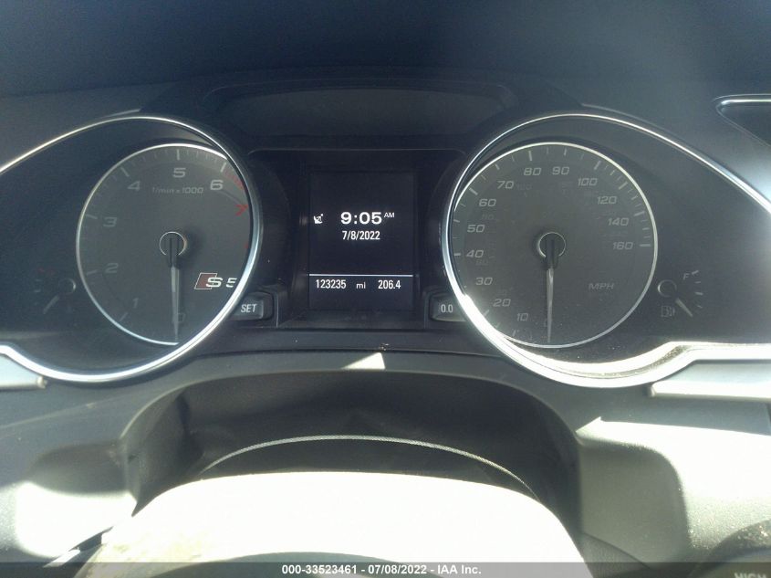 2014 AUDI S5 PRESTIGE WAUVGAFR4EA006069