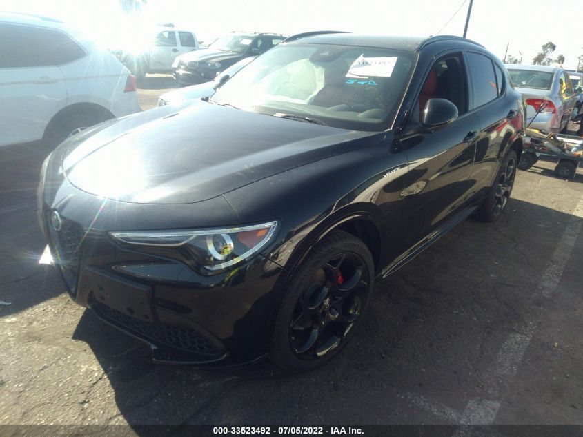 2022 ALFA ROMEO STELVIO VELOCE ZASPAKBN6N7D32577