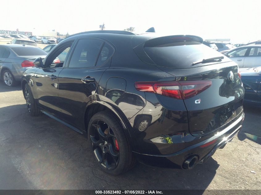 2022 ALFA ROMEO STELVIO VELOCE ZASPAKBN6N7D32577