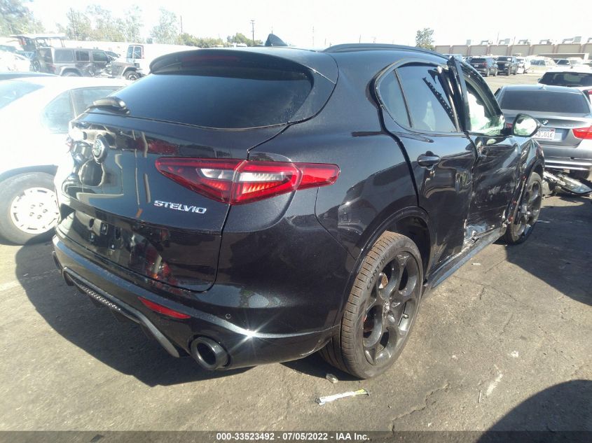 2022 ALFA ROMEO STELVIO VELOCE ZASPAKBN6N7D32577