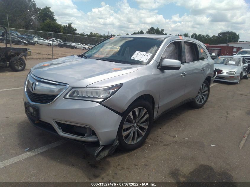 2014 ACURA MDX TECHNOLOGY 5FRYD4H44EB037095