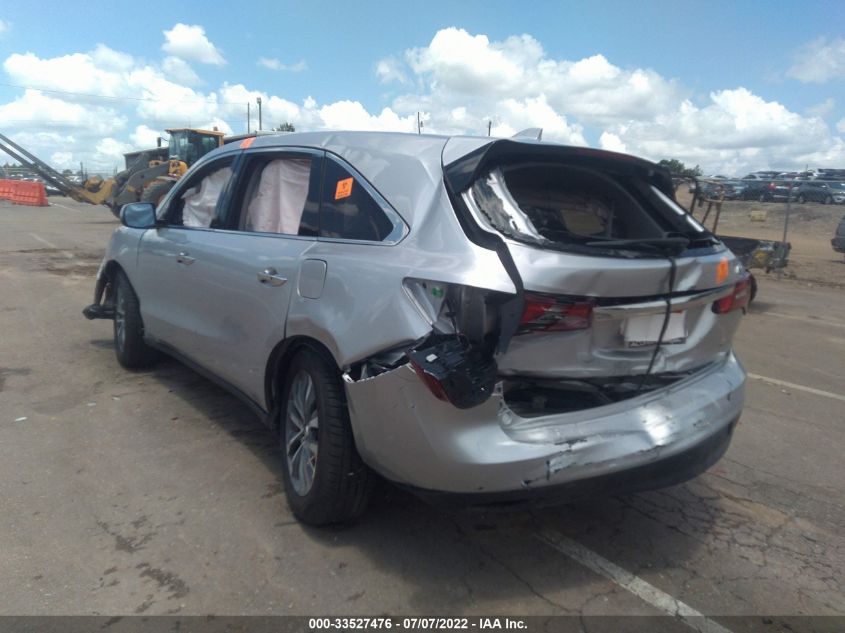 2014 ACURA MDX TECHNOLOGY 5FRYD4H44EB037095