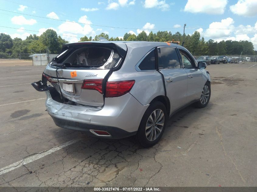 2014 ACURA MDX TECHNOLOGY 5FRYD4H44EB037095