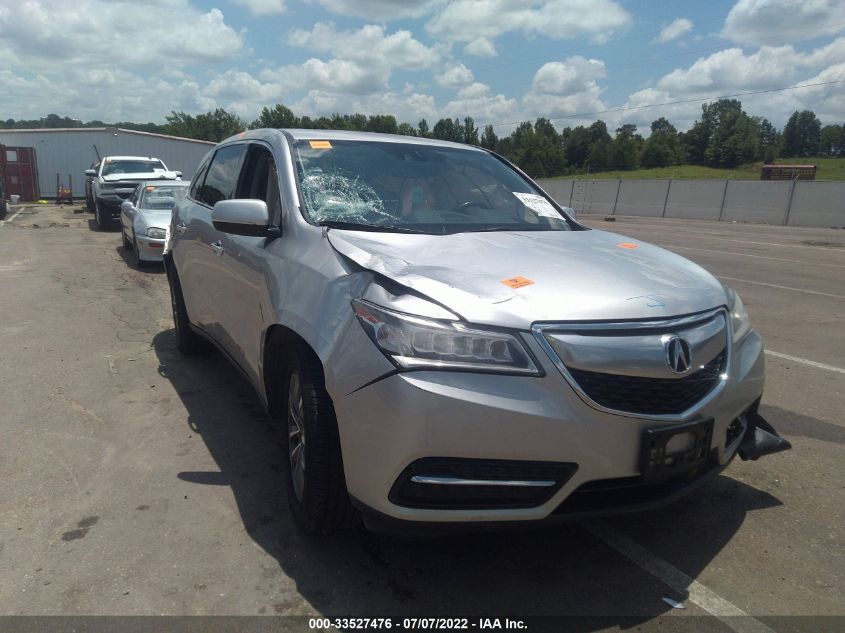 2014 ACURA MDX TECHNOLOGY 5FRYD4H44EB037095