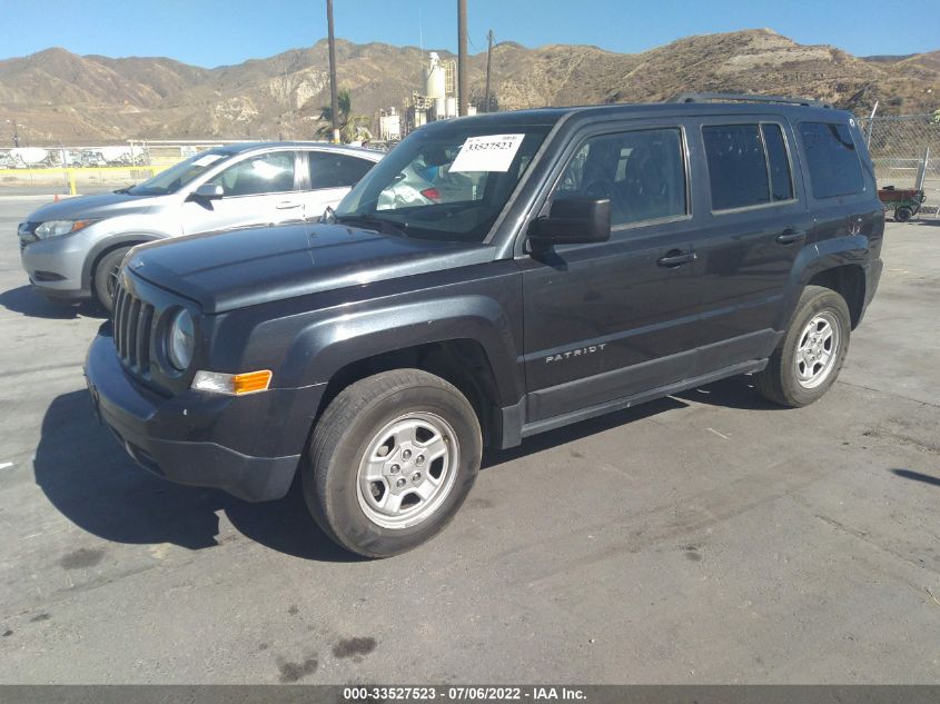 2016 JEEP PATRIOT SPORT 1C4NJRBB5GD509560