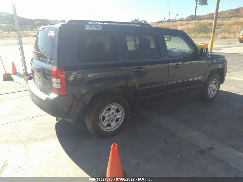 2016 JEEP PATRIOT SPORT 1C4NJRBB5GD509560