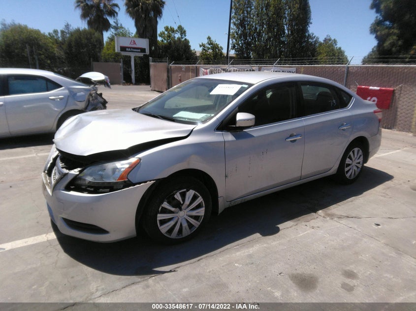2014 NISSAN SENTRA VIN: 3N1AB7AP3EL607378