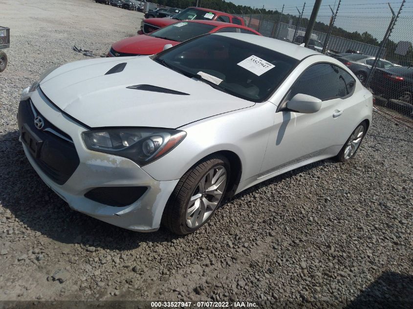 2013 HYUNDAI GENESIS COUPE 2.0T KMHHT6KD2DU108014