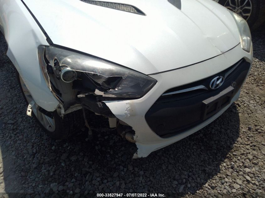 2013 HYUNDAI GENESIS COUPE 2.0T KMHHT6KD2DU108014