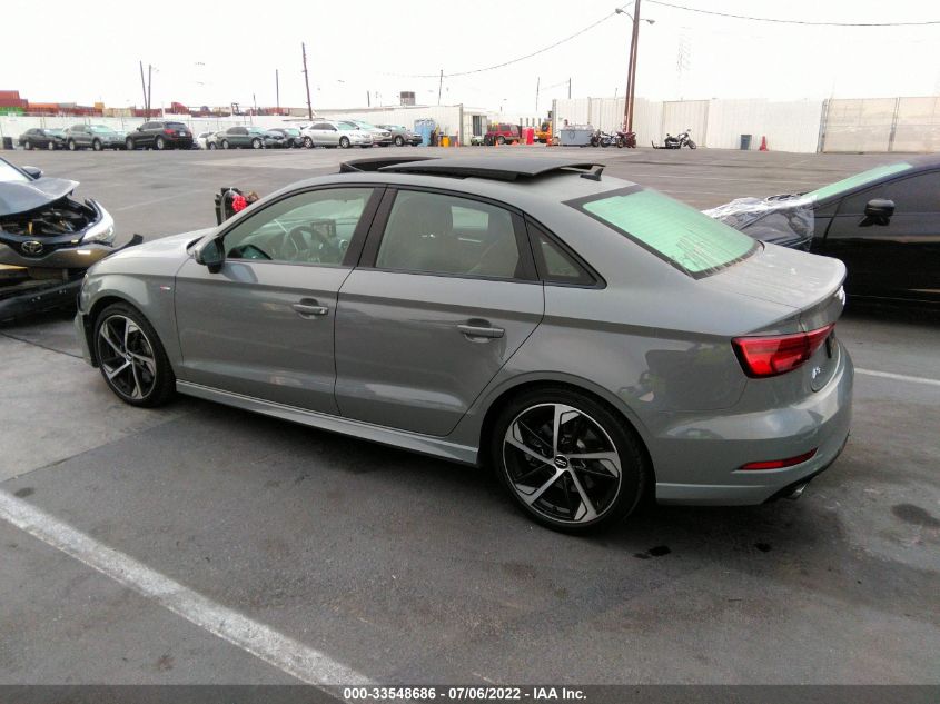 2020 AUDI A3 SEDAN S LINE PREMIUM WAUBEGFF8LA090024