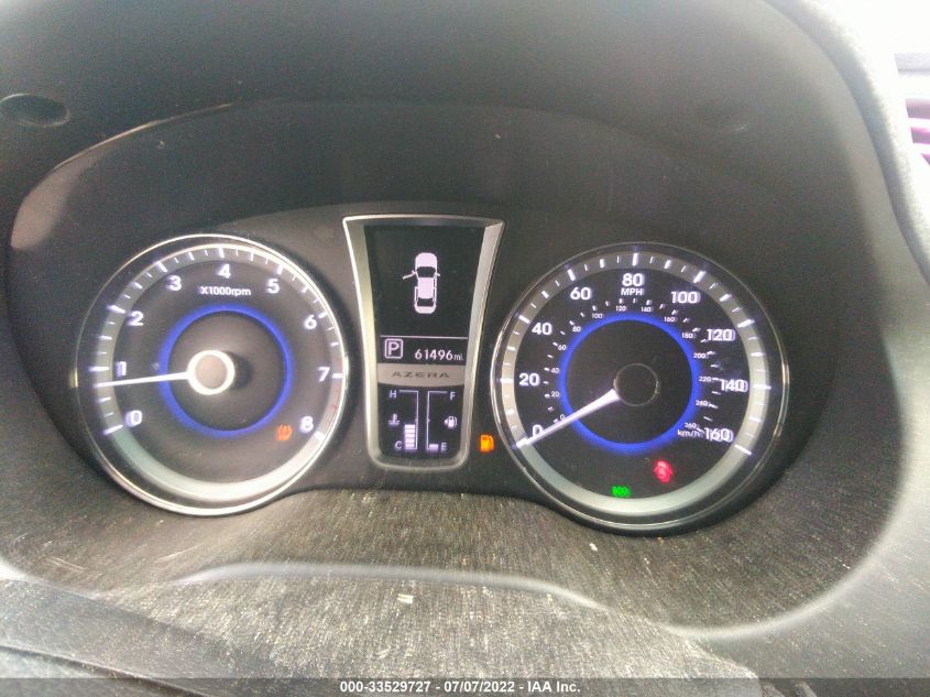 2014 HYUNDAI AZERA KMHFG4JG8EA350966