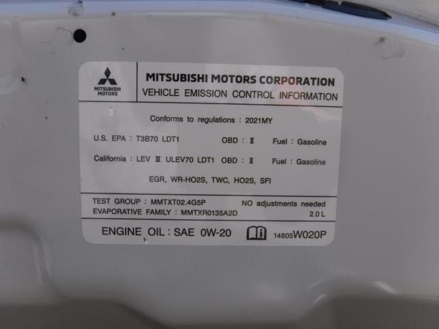 2021 MITSUBISHI OUTLANDER SPORT ES/SE/LE/BE JA4ARUAU6MU026503
