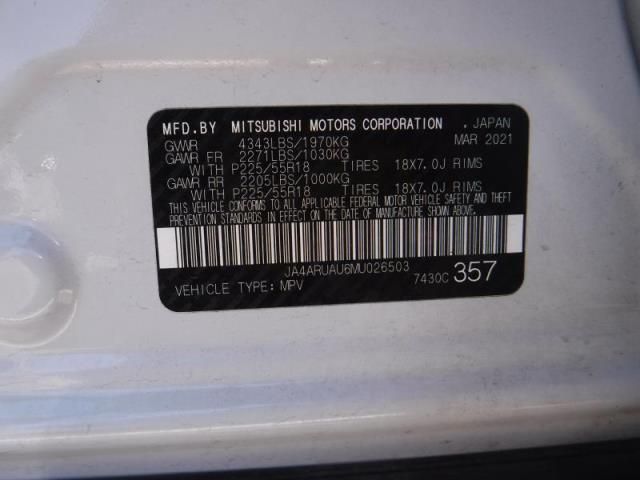 2021 MITSUBISHI OUTLANDER SPORT ES/SE/LE/BE JA4ARUAU6MU026503