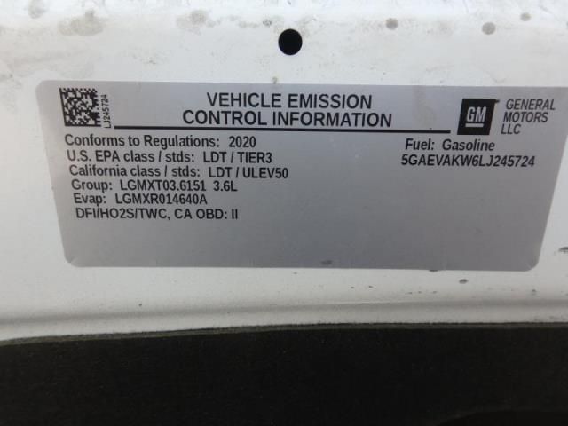 2020 BUICK ENCLAVE ESSENCE 5GAEVAKW6LJ245724
