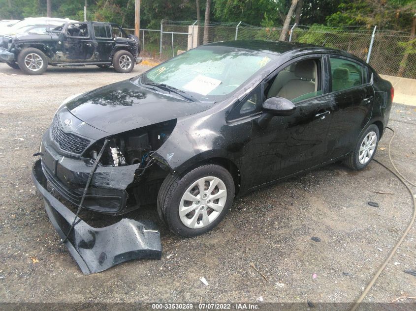 2013 KIA RIO LX KNADM4A36D6309025