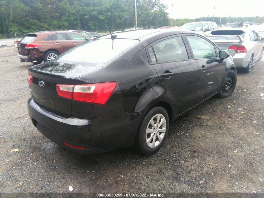 2013 KIA RIO LX KNADM4A36D6309025