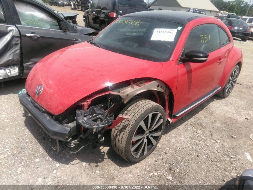 2013 VOLKSWAGEN BEETLE COUPE 2.0T TURBO W/SUN/SND/NAV 3VWVA7AT1DM607531