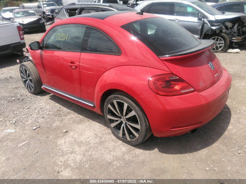2013 VOLKSWAGEN BEETLE COUPE 2.0T TURBO W/SUN/SND/NAV 3VWVA7AT1DM607531