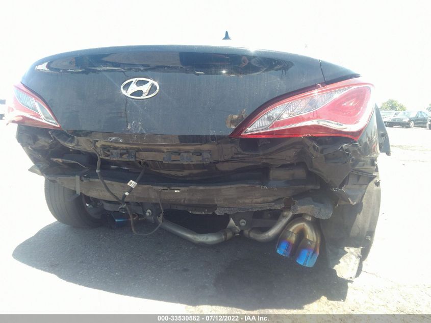 2016 HYUNDAI GENESIS COUPE 3.8L BASE KMHHT6KJ3GU135734