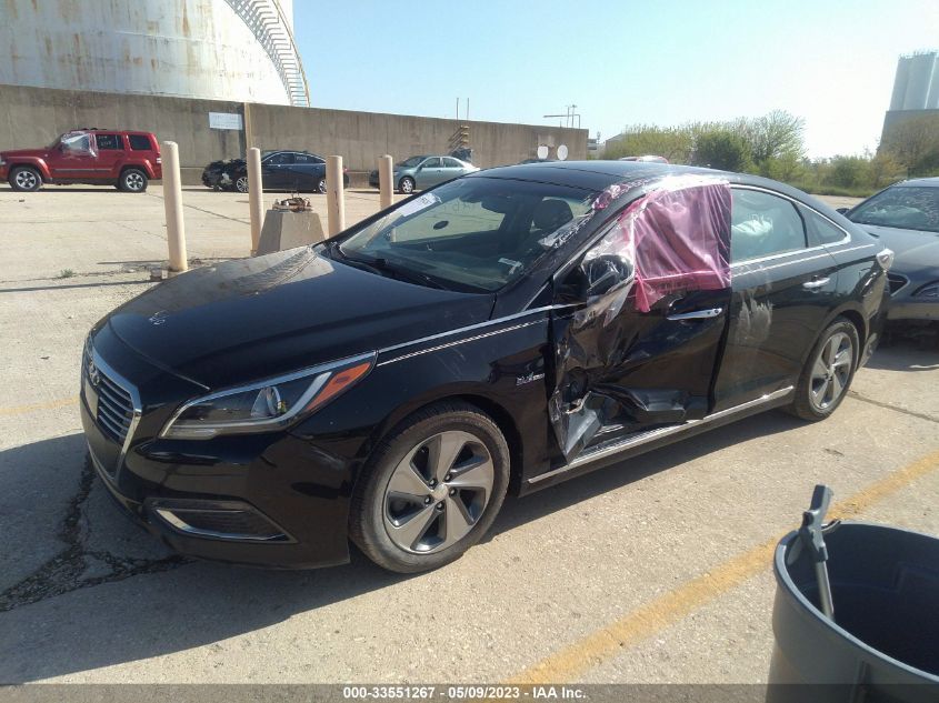 2017 HYUNDAI SONATA HYBRID LIMITED KMHE34L1XHA048311