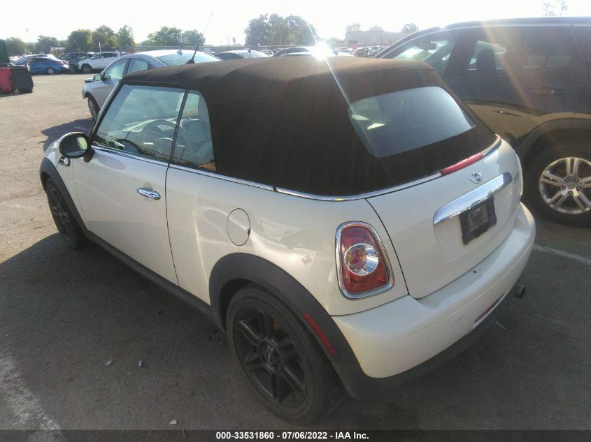 2015 MINI COOPER CONVERTIBLE WMWZN3C51FT862245
