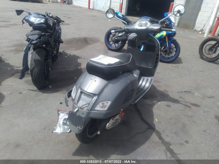 2012 VESPA GTS 300 SUPER ZAPM459LXC5702767