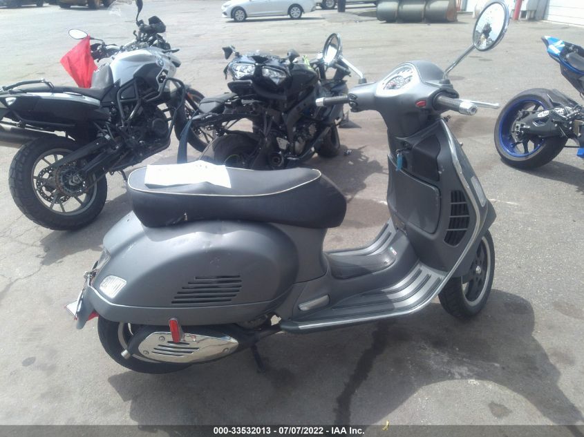 2012 VESPA GTS 300 SUPER ZAPM459LXC5702767