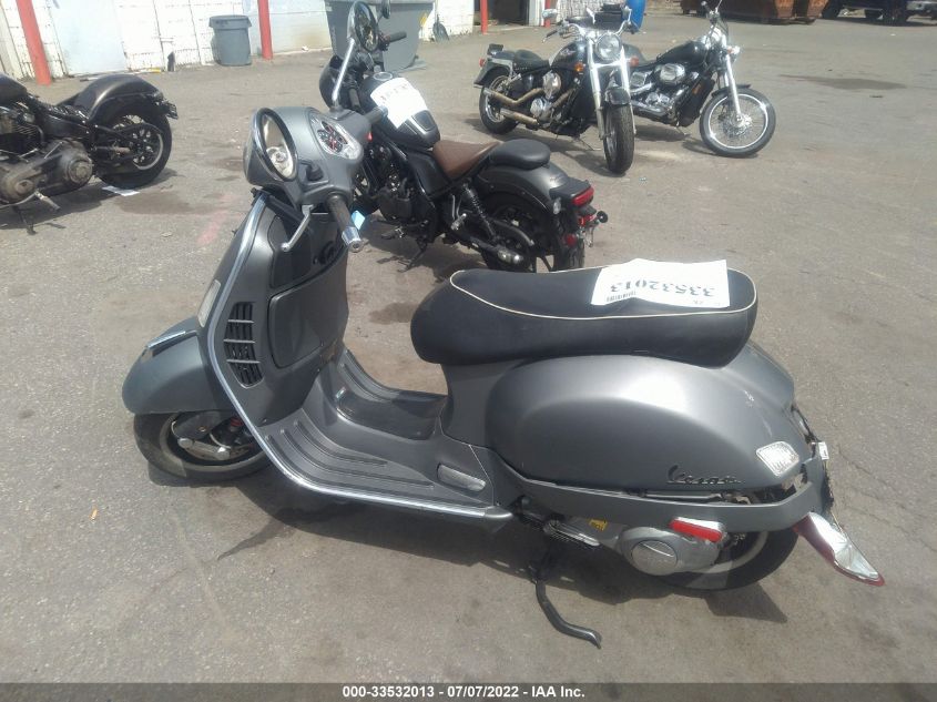 2012 VESPA GTS 300 SUPER ZAPM459LXC5702767
