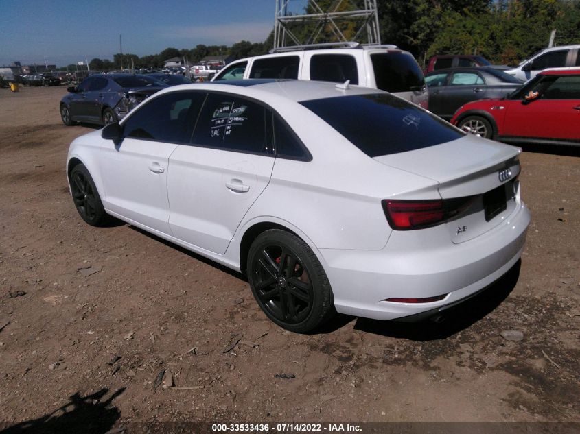 2017 AUDI A3 SEDAN PREMIUM WAUB8GFF0H1016319