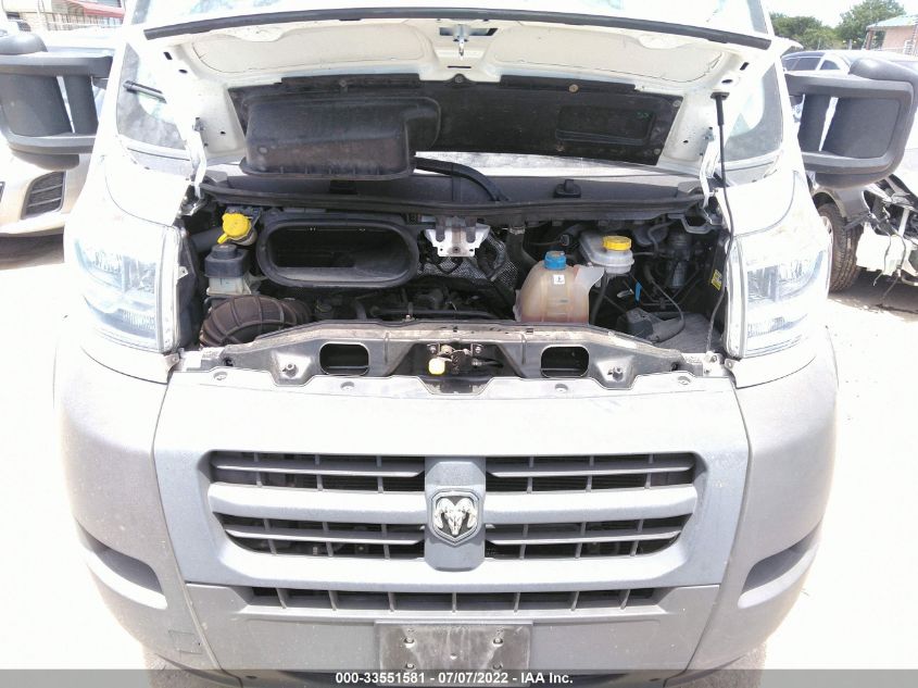 2018 RAM PROMASTER CARGO VAN 3C6TRVDG0JE156708