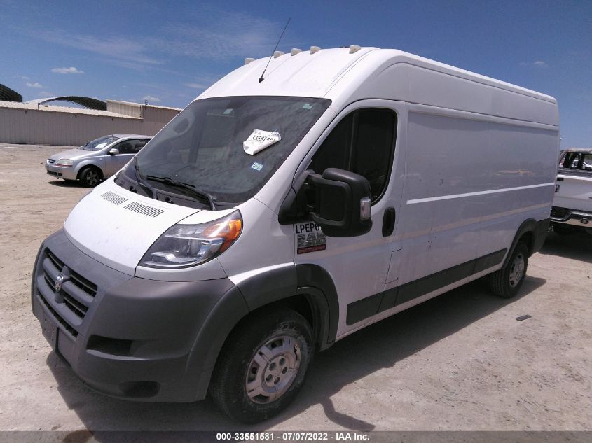 2018 RAM PROMASTER CARGO VAN 3C6TRVDG0JE156708