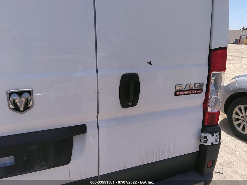 2018 RAM PROMASTER CARGO VAN 3C6TRVDG0JE156708