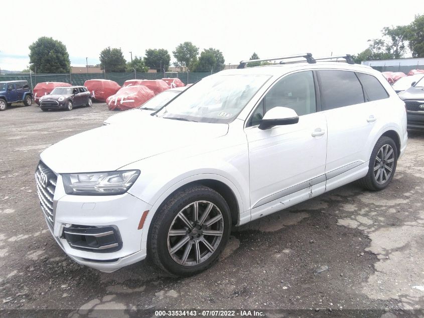 2017 AUDI Q7 PREMIUM PLUS WA1LAAF73HD036008