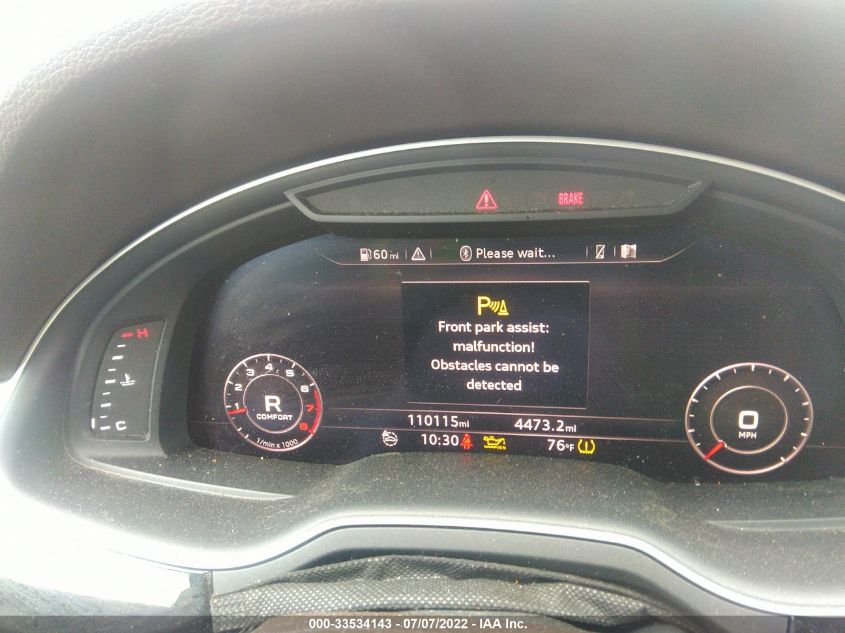 2017 AUDI Q7 PREMIUM PLUS WA1LAAF73HD036008