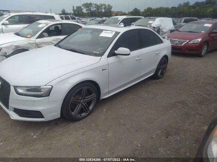 2014 AUDI S4 PREMIUM PLUS WAUBGAFL7EA092346