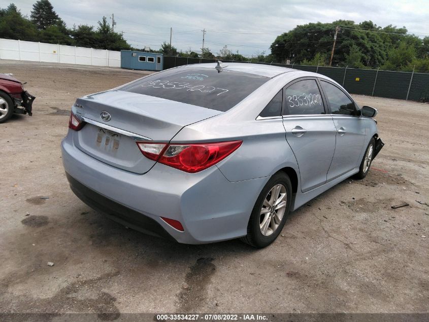 2014 HYUNDAI SONATA GLS - 5NPEB4AC4EH846593