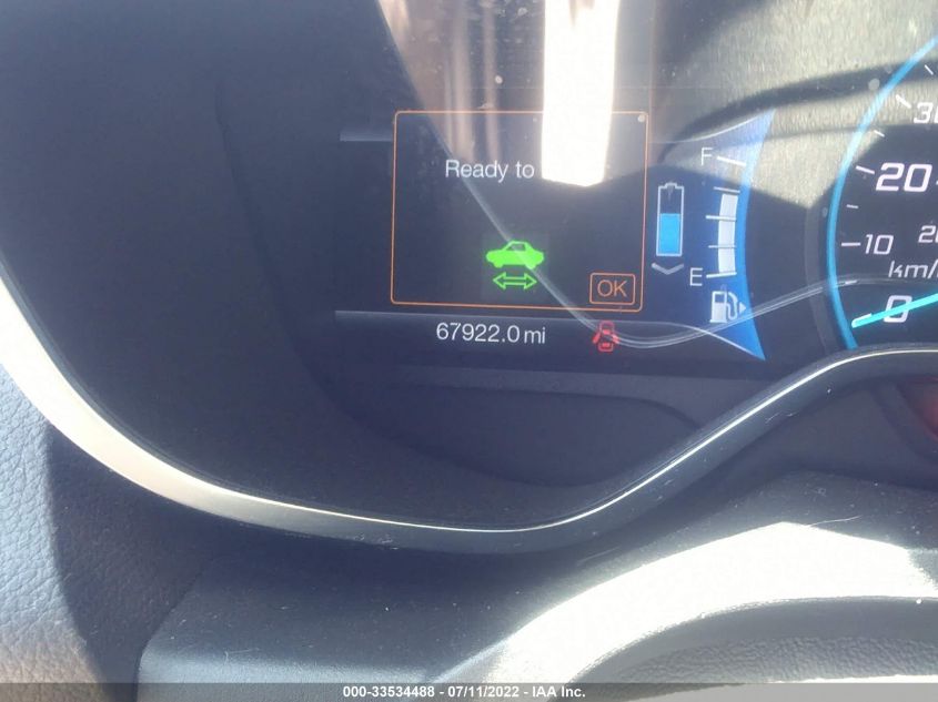2014 FORD C-MAX HYBRID SE 1FADP5AUXEL501971