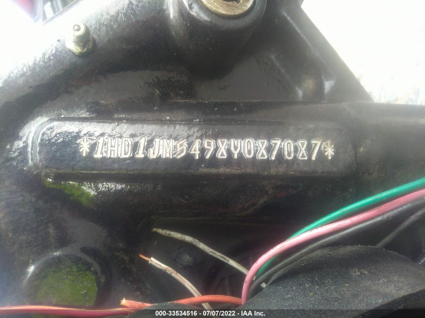 2008 HARLEY-DAVIDSON FLSTSB 1HD1JM5498Y087087