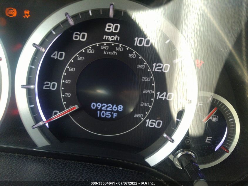 2013 ACURA TSX TECH PKG JH4CU2F62DC005986