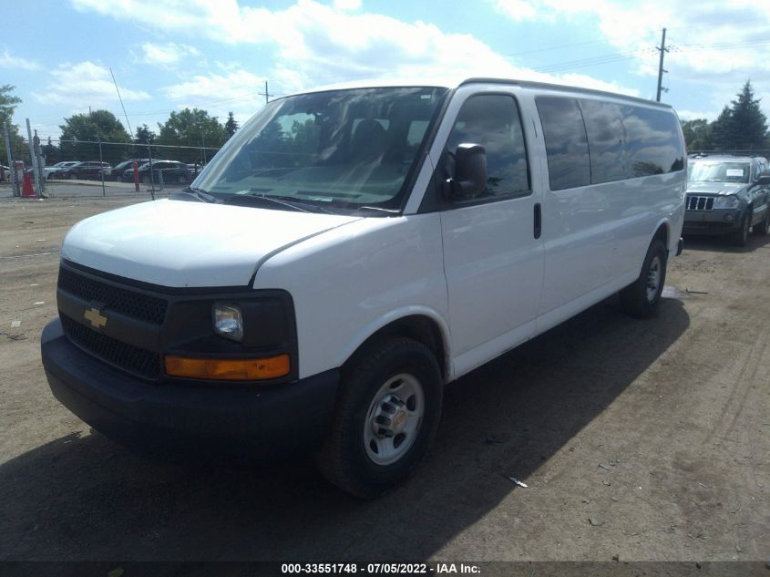 2013 CHEVROLET EXPRESS PASSENGER LS 1GAZGZFG4D1184573