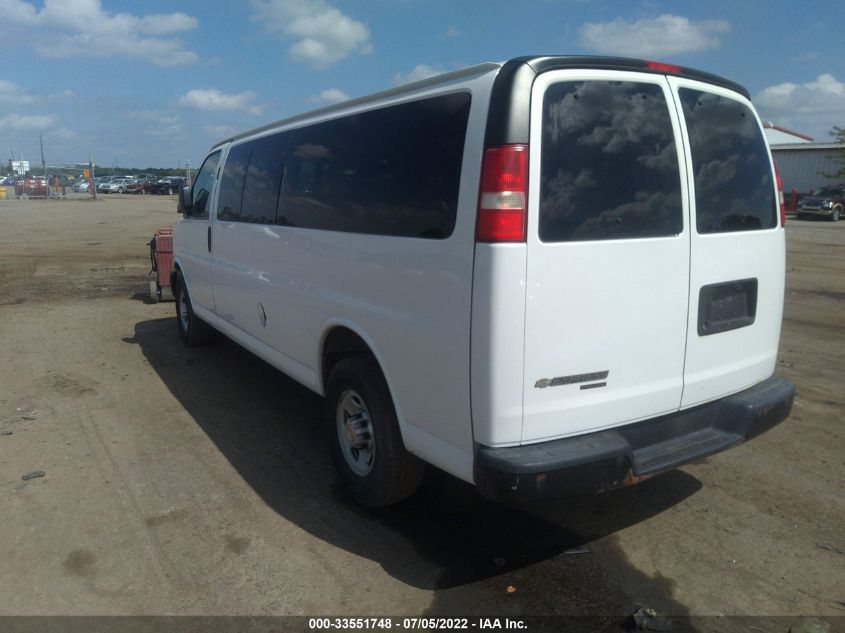 2013 CHEVROLET EXPRESS PASSENGER LS 1GAZGZFG4D1184573
