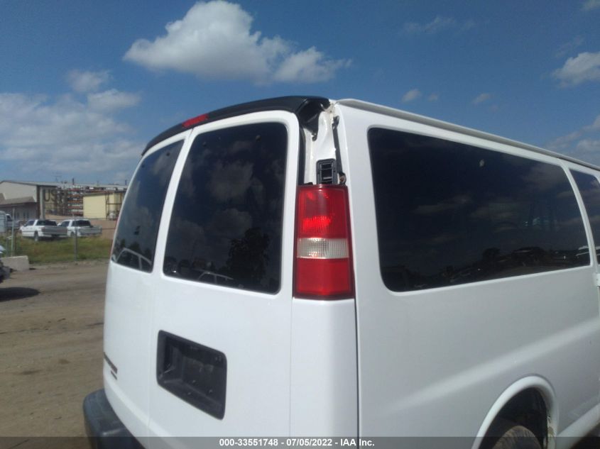 2013 CHEVROLET EXPRESS PASSENGER LS 1GAZGZFG4D1184573