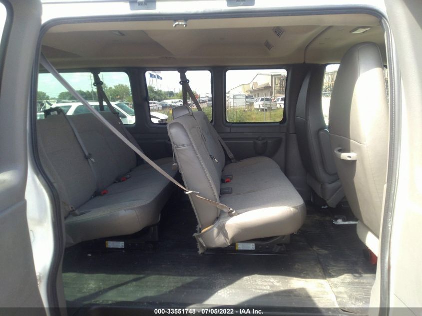 2013 CHEVROLET EXPRESS PASSENGER LS 1GAZGZFG4D1184573