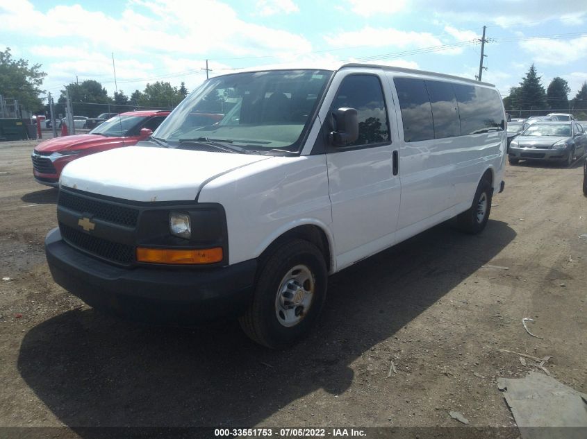 2013 CHEVROLET EXPRESS PASSENGER LS 1GAZGZFG5D1183481