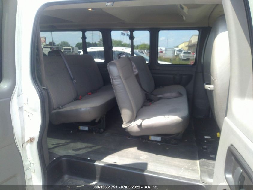 2013 CHEVROLET EXPRESS PASSENGER LS 1GAZGZFG5D1183481